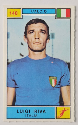 Figurine Panini #96 Luigi Riva - Collection Calciatori Campioni 1970-71 - Neuf Jamais Collée