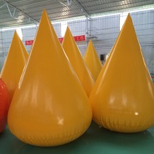 Inflatable Floating 0.7mm PVC Swimming Water Barrier Racing Marker Buoy  Pump