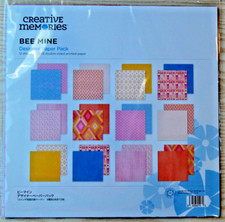 Creative Memories - Designerski pakiet papieru Bee Mine - Emerytowany NLA