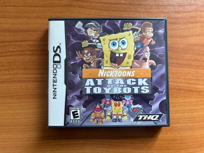 Nintendo DS Game   Nicktoons: Attack of the Toybots   Tested   Complete