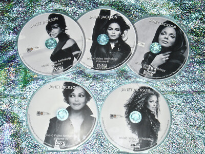 Janet Jackson COMPLETE Music Video Anthology 1986-2018 5 DVD Set OVER 100 Videos
