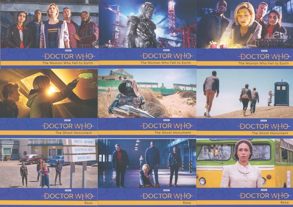 Carpeta Doctor Who 2022 con el juego base de 60 cartas y juego paralelo de 60 cartas, P3 plus Foto 4 de 4