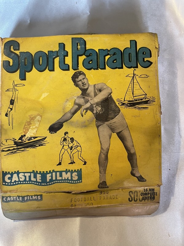 Vintage 16mm Castle Film s Sport Parade Football Parade film