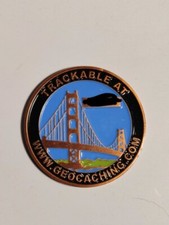 2005 San Francisco - The Golden Gate City, Bronze Finish - Unactivated Geocoin