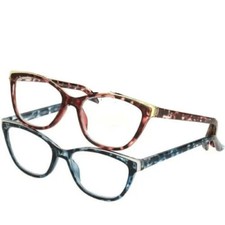 Design Optics Limited Designer Full Frame Ladies Reading Glasses- 2 PACK 1.50