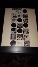 Sunset/Liberty Records Rare Original 1967 Promo Poster Ad Framed!
