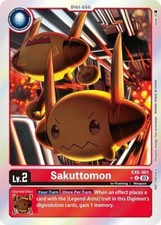 Sakuttomon Box Topper Foil - EX6-001 NM - Digimon TCG
