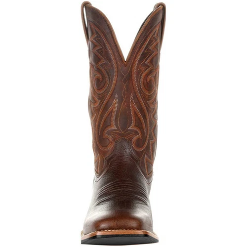 Cowboy Boots Faux Leather Winter Shoes Retro Men Women Boots Embroidered Western - Picture 10 of 19