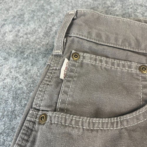 Carhartt Carpenter Jeans Herren 40 32 * Loose Fit Straight Grau B159 CHR - Bild 4 von 12