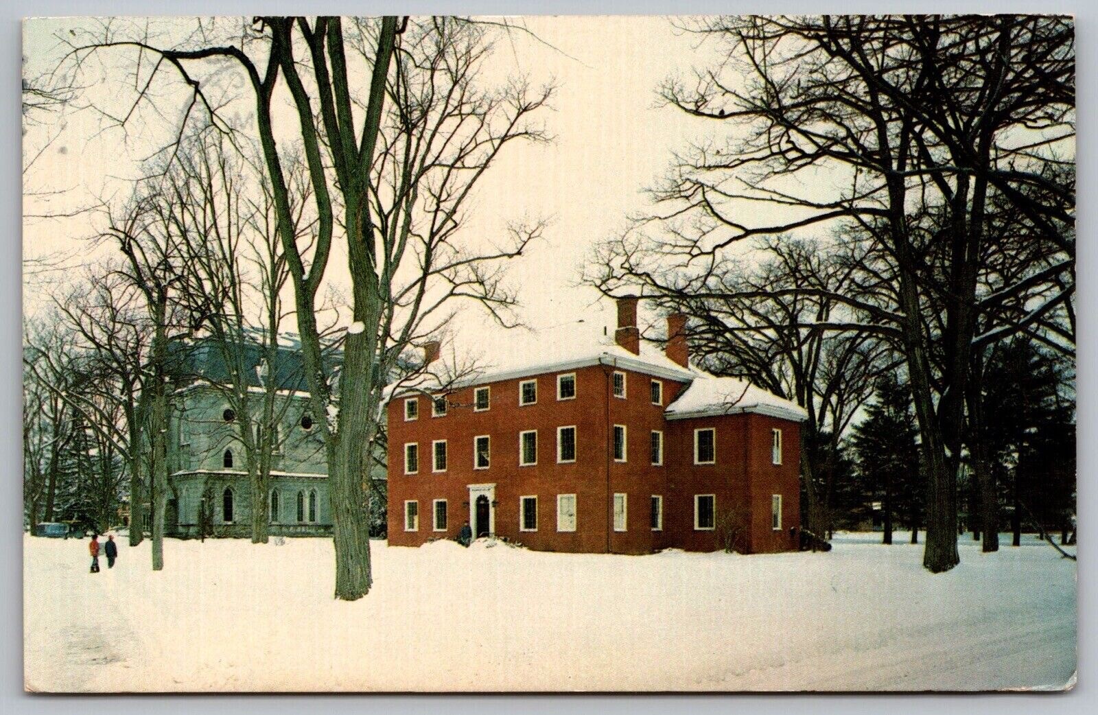 Massachusetts Memorial Hall Bowdoin College Campus School Brunswick ME