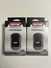 2 Pack- Genie Model G3T-BX  Part #37218R 3-Button Garage Door Opener Remote