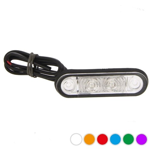 HELLA STYLE LED FLUSH FIT KELSA BAR MARKER LAMP LIGHT 12v 24v QUICK FIT - Picture 5 of 30