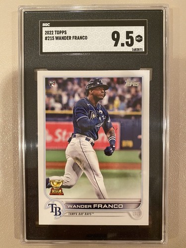 WANDER FRANCO 2022 Topps Series 1 Rookie Card SGC 9 5 MINT Tampa Bay 