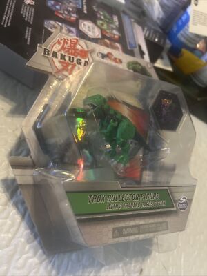 Bakugan Collector Set With Collectible Trox Figure, 2x Cards and Coin