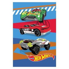 Image of Hot Wheels Burn Large Blanket Soft Snuggly Fleece Kids Throw Boys Bedroom