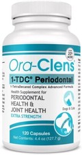 Ora-Clens 1-TDC Periodontal 120 Capsules Hip  Joint Health, Muscle  Stamina