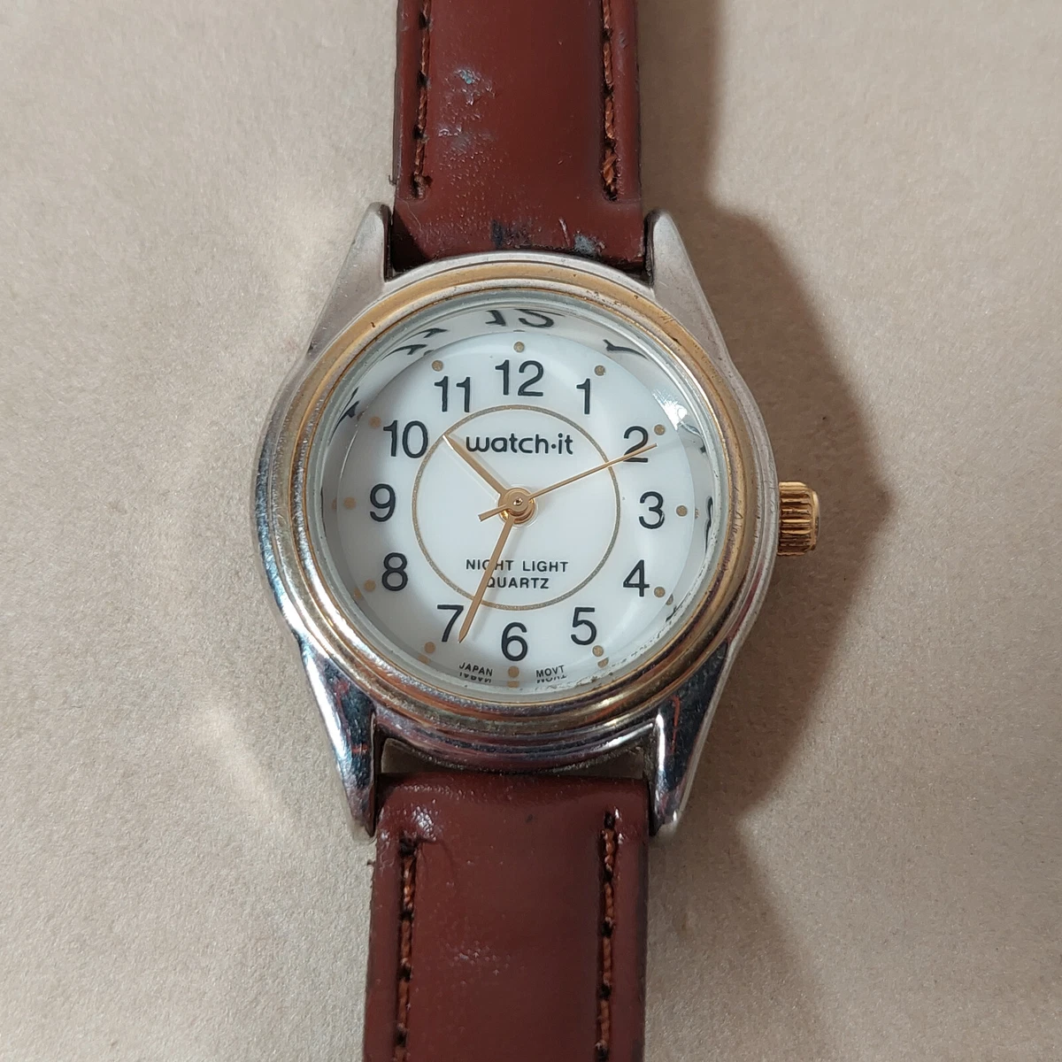 Women's watch with night best sale light