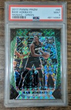 Bam Adebayo 2017 Panini Green Mosaic Prizm #86 RC Rookie Heat PSA 9 MINT