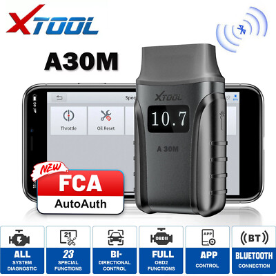 XTOOL A30M V2.0 KFZ OBD2 Diagnosegerät Alle Autofunktion Kostenlos Bluetooth NEU