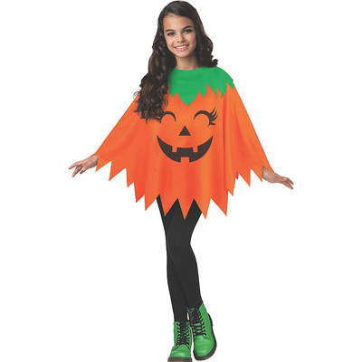 Pumpkin Child Poncho Costume - Fun World