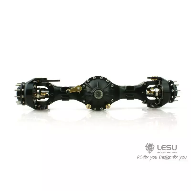 LESU Metal Front Flange Axle Differential for RC 1/16 DIY Tractor Truck Bruder - Image 2 of 4