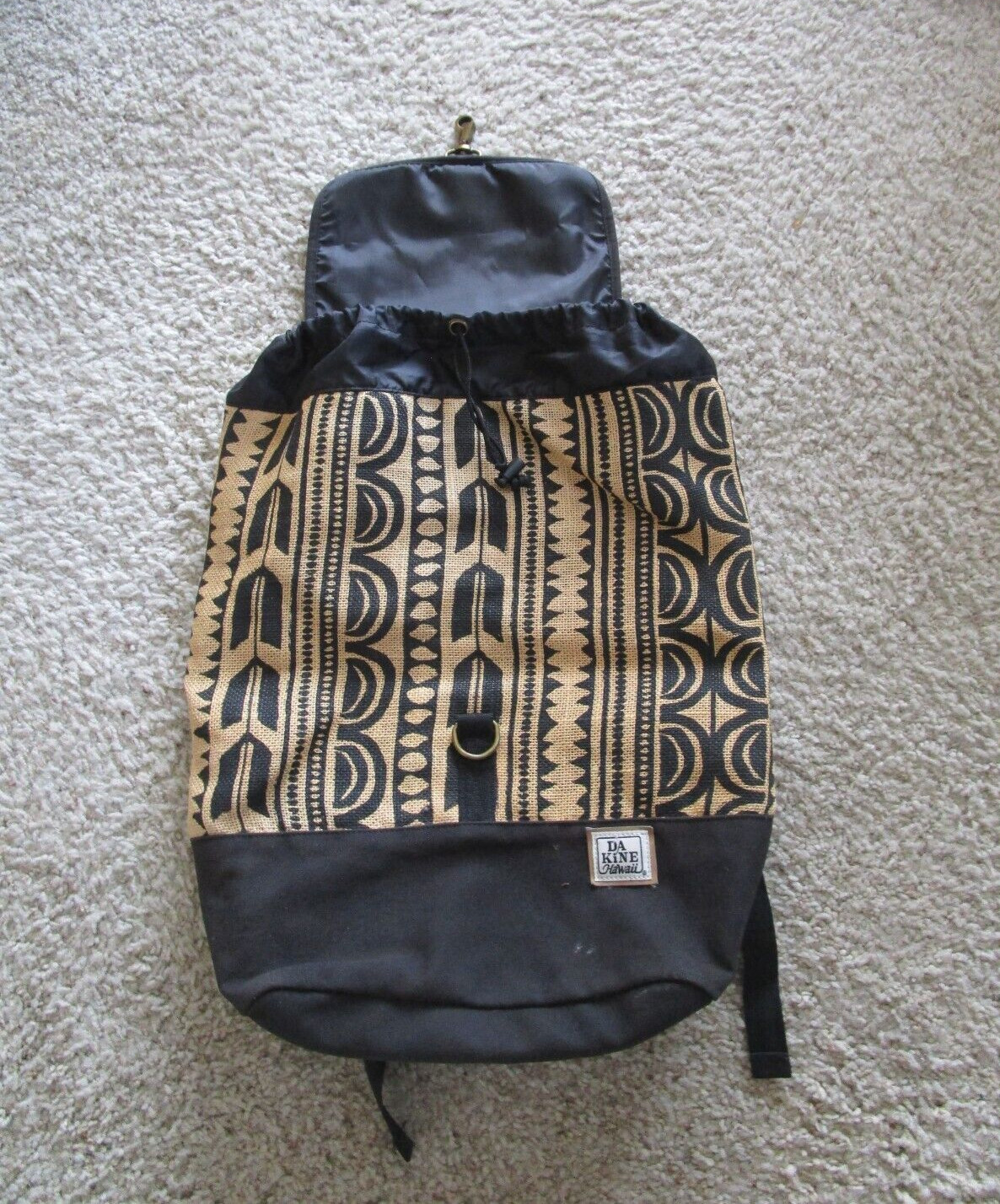 DAKINE HAWAII Large 24L Backpack Black/Beige Linen 19… Gem