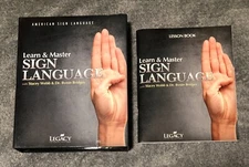 Learn & Master Sign Language /  Webb & Bridges 2014 - 25 DVDS + Lesson Book