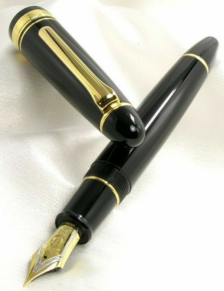 Sailor KOP Fountain Pen King Profit ST Black Broad Nib 11 Sailor KOP Fountain Pen King Profit ST Black Broad Nib 11