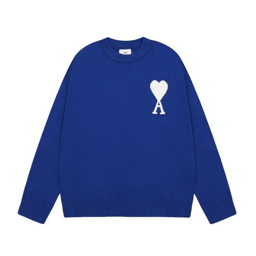 AMI Paris White AMI Alexandre Mattiussi Sweater Pulli Wolle Grobstrick UK - Bild 13 von 38