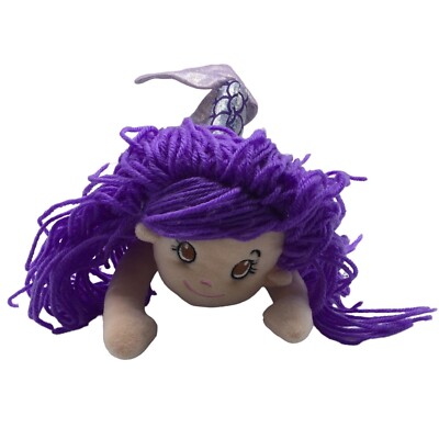 Fun Stuff Inc. Purple Hair Glitter Scales Tail Mermaid Doll Plush Toy 15.5''