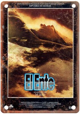 Entity Vintage Movie Poster Old Retro Look Metal Sign MP1485