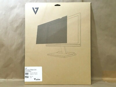 V7 LCD Privacy Filter 19 inch PS19.0SA2-2N   ️  ️ NEW OPEN BOX