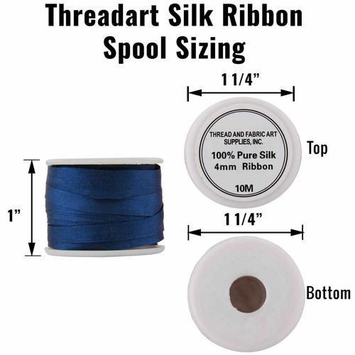 Threadart Silk Ribbon Sets - 30 Sets Available -10M Spools - Picture 2 of 38