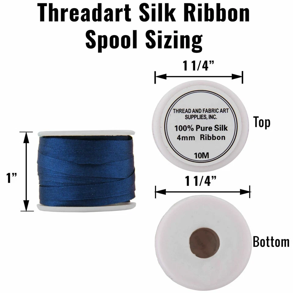 Threadart Silk Ribbon Sets - 30 Sets Available -10M Spools - Image 2 of 4