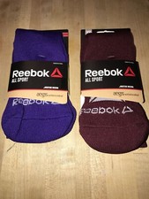 Reebok All Sport Youth Socks -Moisture Wicking - 2 Pairs-Youth X-Small 9-1