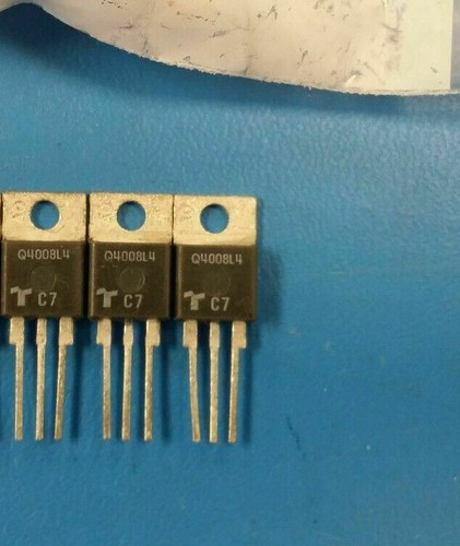 (3 PCS) Q4008L4 TECCOR Thyristor TRIAC 400V 8A 3-Pin(3+Tab) TO-220AB Isolated - Picture 1 of 1