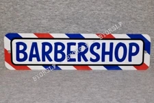 Metal Sign BARBERSHOP barber shop pole hair stylist replica hairdresser #3