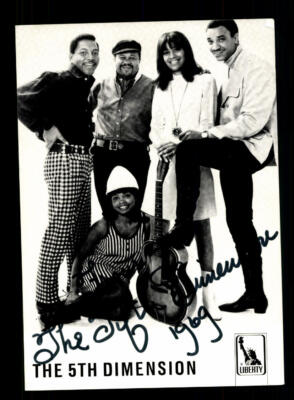 The 5TH Dimension  Autogrammkarte Original Signiert ## BC 152471