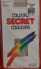 Vintage Pantyhose Secret COLOURS EDITION Color Nude One Size BLACH1