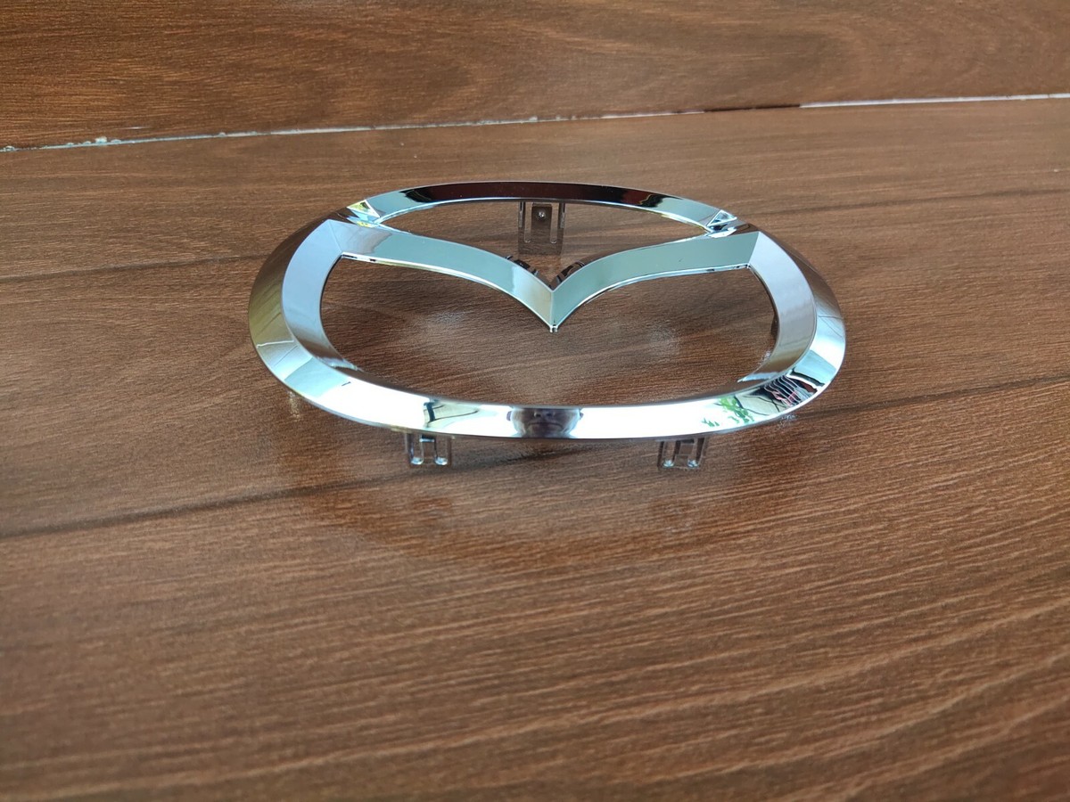 Chrome Front Grille Emblem Badge Logo Fit Mazda 2 Mazda 3