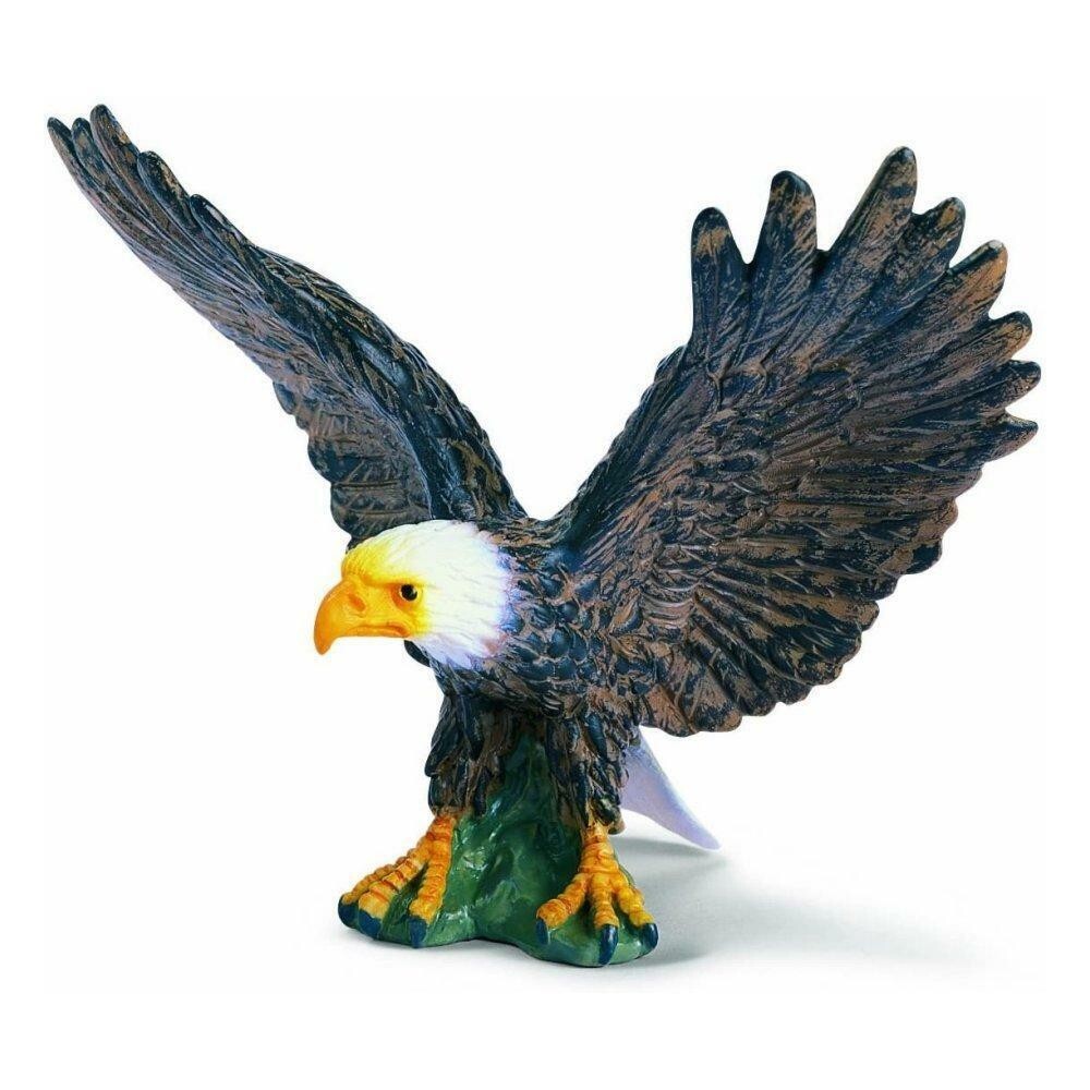 NEW Schleich 16707 Bald Eagle Spread Wings wild life animal - Main Image
