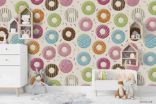 3D Geometric Pattern Wallpaper Wall Mural Removable Self-adhesive Sticker338