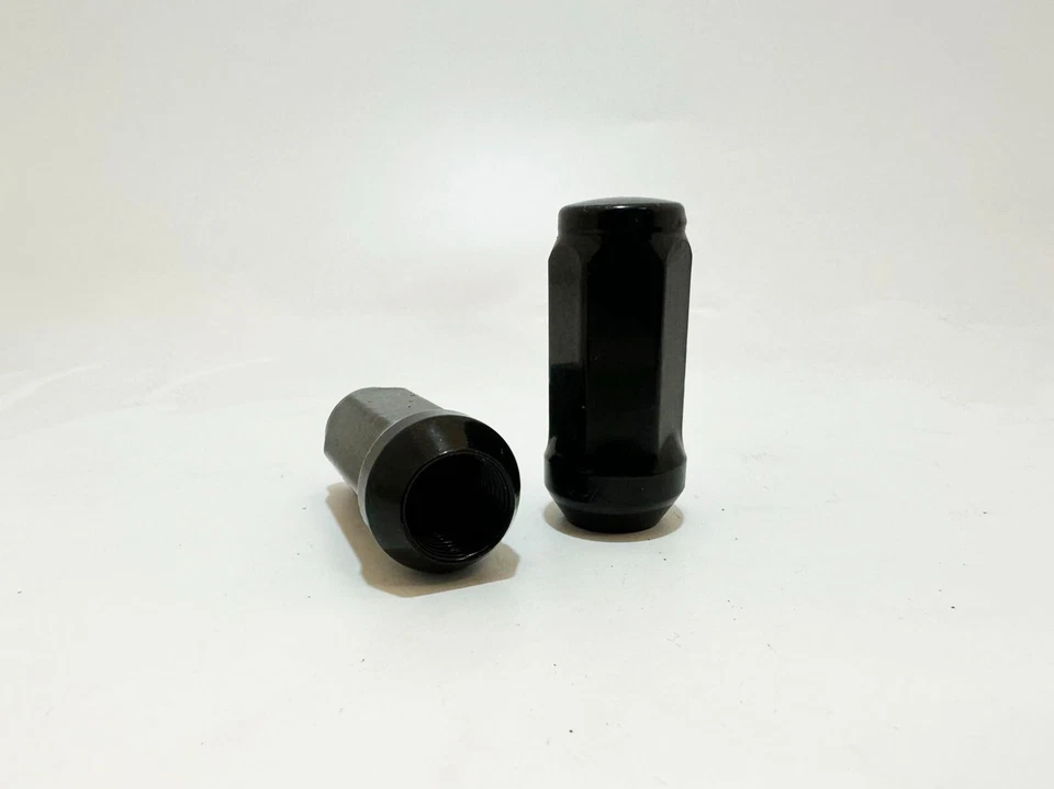 Tuercas de bellota abultadas negras 32 piezas 9/16-18 para Chevy C20 C30 K20 K30 Suburban Foto 4 de 4