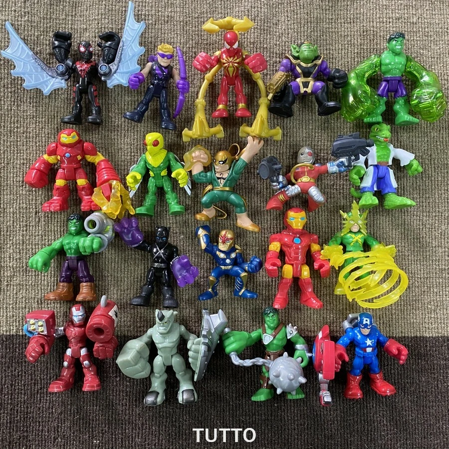 Marvel Paquete de colección Stunt Squad, juego de figuras de acción,  juguetes de superhéroe, figuras de acción, mini figuras de acción, juego de