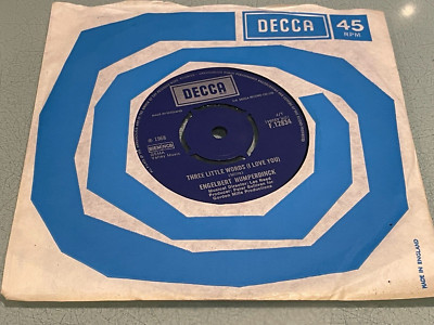Engelbert Humperdinck - Three Little Words (I Love You) - Vinyl Record 7'' Single