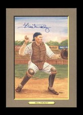 Bill Dickey SGC Coa Signed Perez Steele Great Moments Postcard Autograph