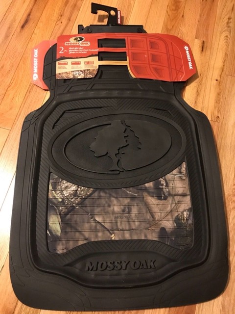 2x Mossy Oak Front Floor Mats Break Up Country Camouflage Truck
