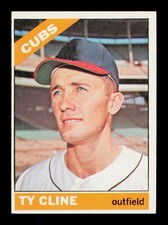 1966 Topps #306 Ty Cline Chicago Cubs EX