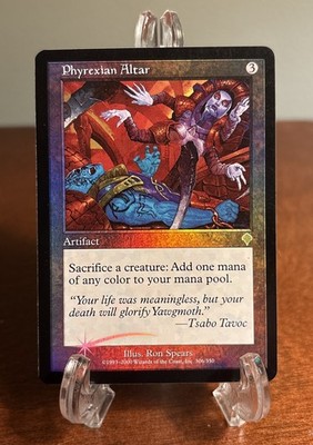 MTG Phyrexian Altar EX/LP Invasion Foil Vintage Rare Magic The