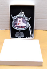 God Bless This Dog - Dog Memorial - Ornament - Pewter - Pet Photo Frame - New